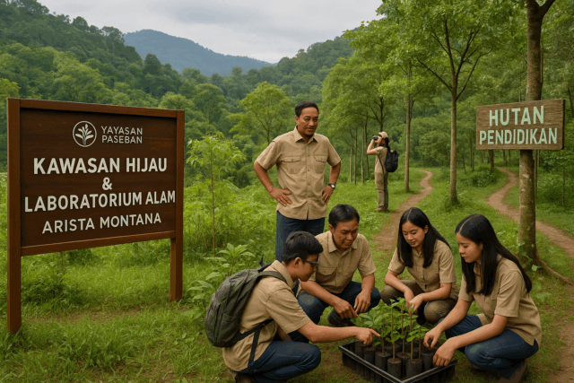 Kawasan Hijau dan Laboratorium Alam Arista Montana: Pendidikan Lingkungan dari Hutan ke Generasi Muda