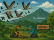 Langit Megamendung Jadi Jalur Migrasi Raptor, Konservasi Alam Jadi Kunci migrasi burung dan konservasi alam di Megamendung3