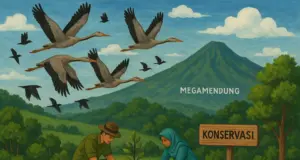Langit Megamendung Jadi Jalur Migrasi Raptor, Konservasi Alam Jadi Kunci migrasi burung dan konservasi alam di Megamendung3