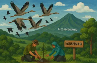 Langit Megamendung Jadi Jalur Migrasi Raptor, Konservasi Alam Jadi Kunci migrasi burung dan konservasi alam di Megamendung3