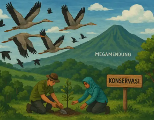 Langit Megamendung Jadi Jalur Migrasi Raptor, Konservasi Alam Jadi Kunci migrasi burung dan konservasi alam di Megamendung3