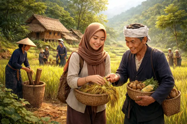 Arista Montana Jaga Ketahanan Pangan Lokal dengan Kearifan Baduy